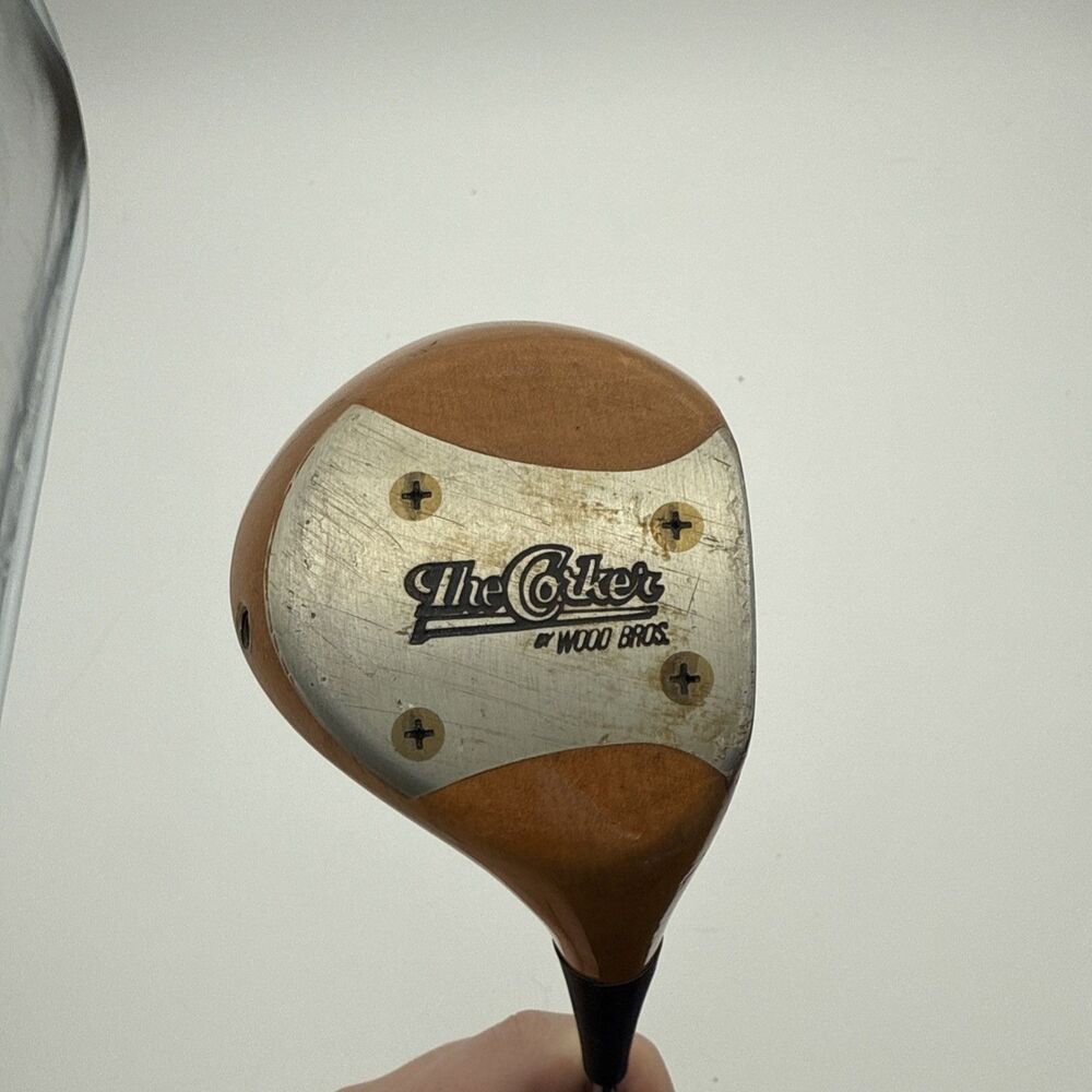 "The Corker" Persimmon Wood Bros. 44” RH Driver R-Flex Steel. W.B. Brothers
